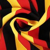 Bi-Stretch Printed Belgian/German Stripes