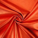 Metallic Stretch Cotton Orange-Red