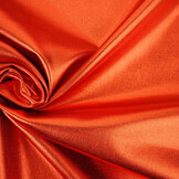 Metallic Stretch Baumwolle Orangerot