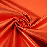 Metallic Stretch Baumwolle Orangerot