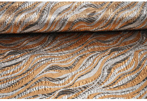 Brocade Metallic Waves