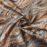 Brocade Metallic Waves