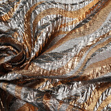 Brocade Metallic Waves