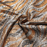 Brocade Metallic Waves