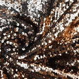Reversible Sequin Fabric Rose Gold-Silver