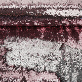 Reversible Sequin Fabric Pink-Silver