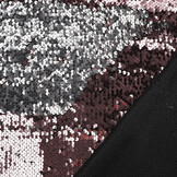 Reversible Sequin Fabric Pink-Silver