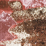 Reversible Sequin Fabric Pink-Gold on Pink Satin