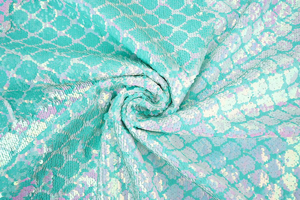 Reversible Sequin Fabric Mermaid Tail