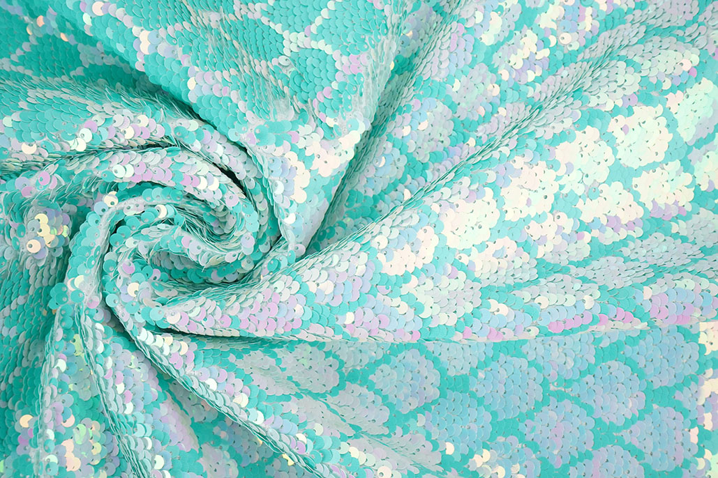 Reversible Sequin Fabric Mermaid Tail
