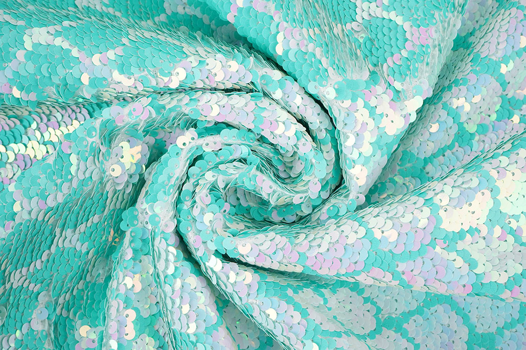 Reversible Sequin Fabric Mermaid Tail
