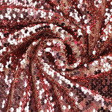Pailletten op Mesh Roze