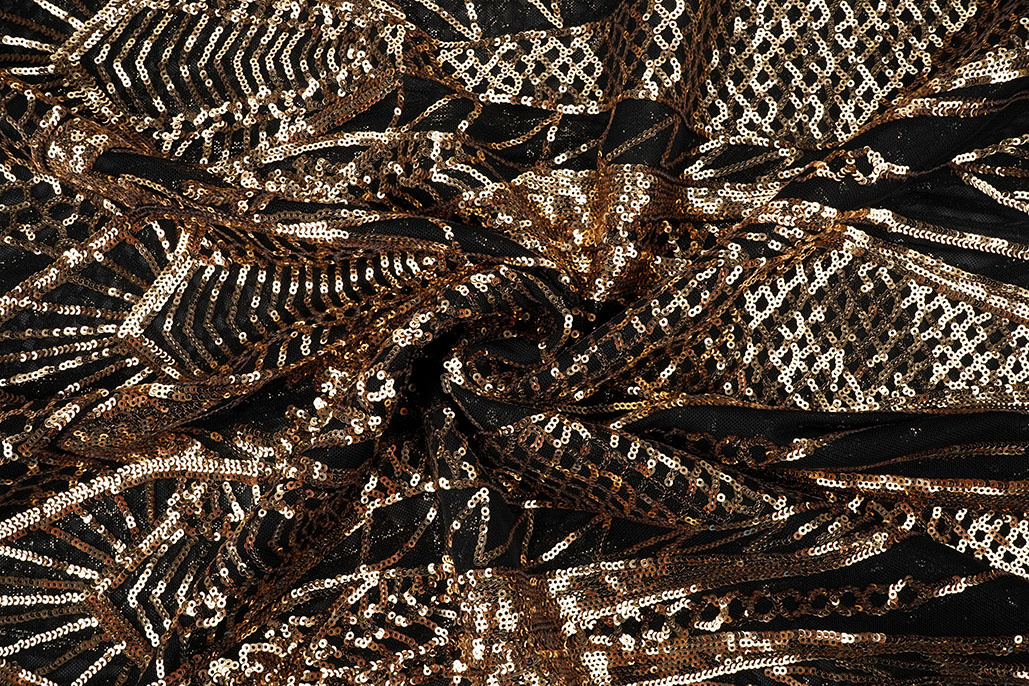Sequins on Mesh Zafira