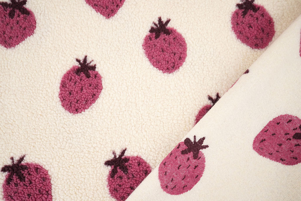 Teddystoff Erdbeeren Creme