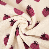 Teddystoff Erdbeeren Creme