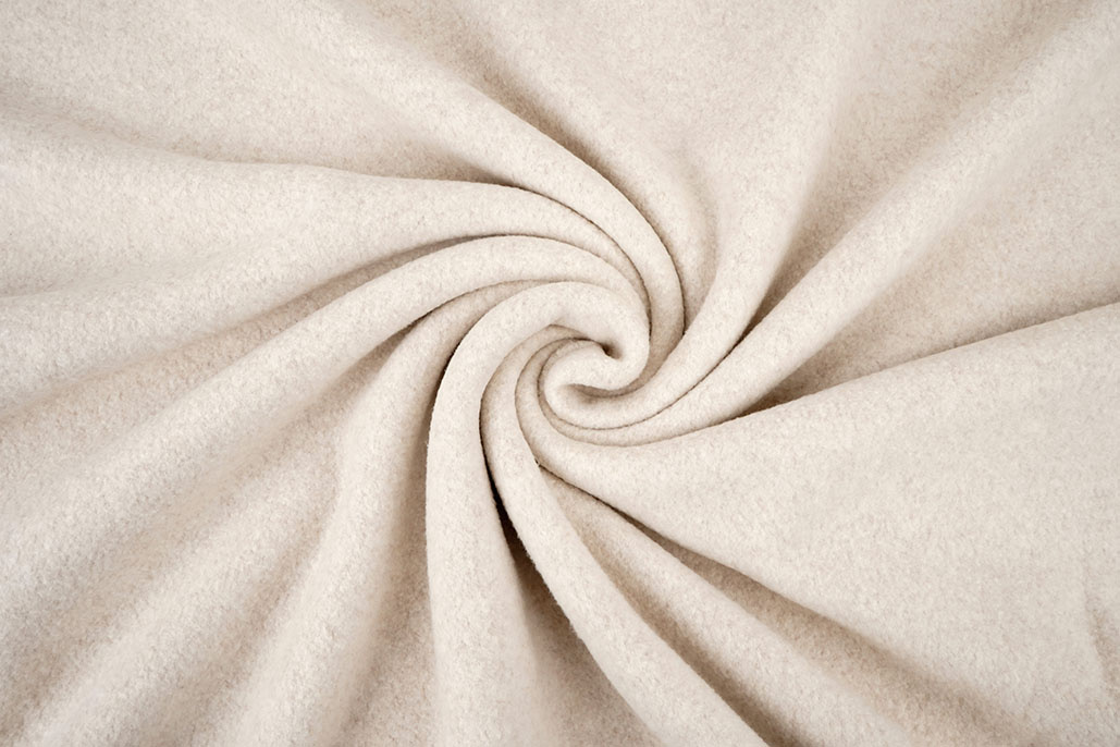 Cotton Fleece Beige Melange