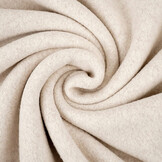 Katoenen Fleece Beige Melange