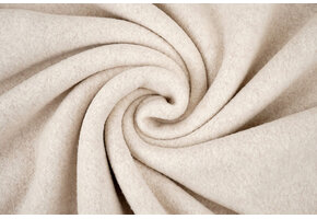 Cotton Fleece Beige Melange