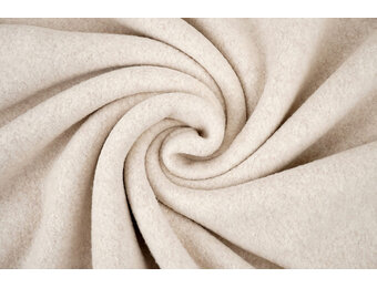 Katoenen Fleece Beige Melange