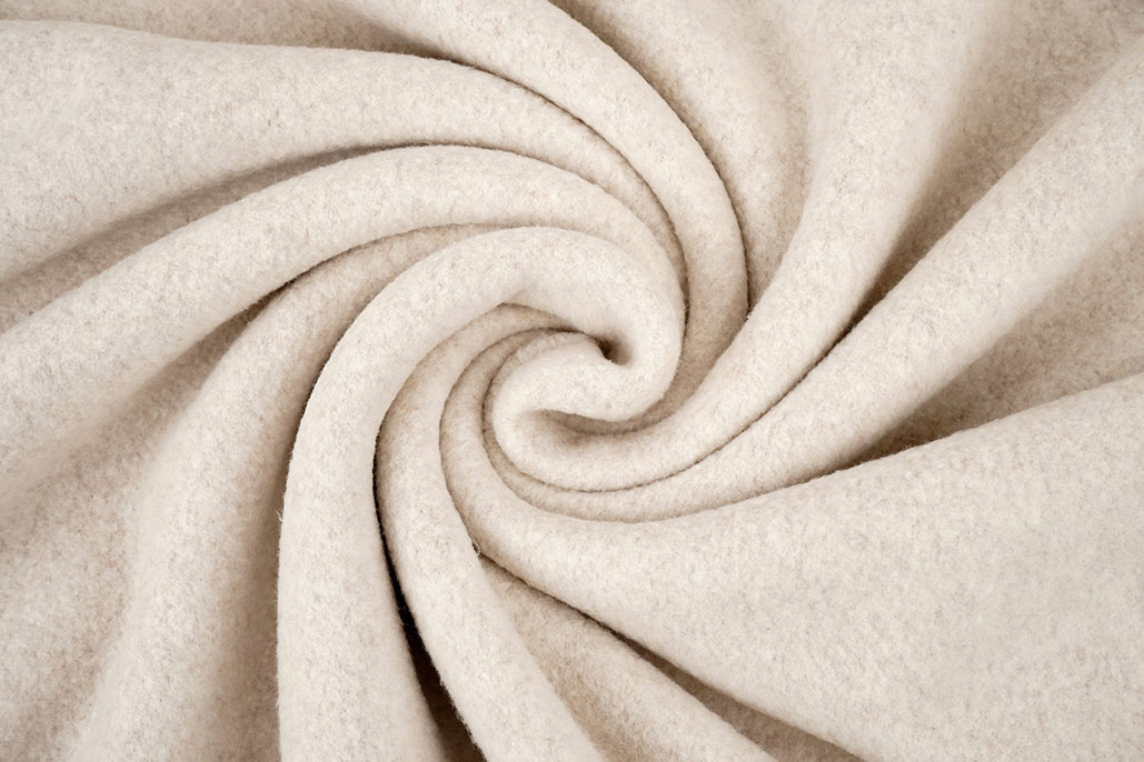Cotton Fleece Beige Melange