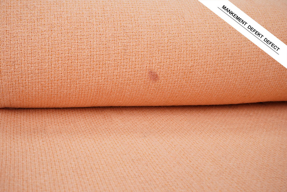 Woolen fabric Peach Lurex