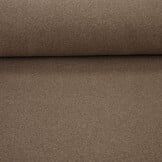 Katoenen Fleece Bruin Melange