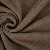 Katoenen Fleece Bruin Melange