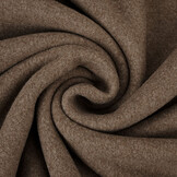 Cotton Fleece Brown Melange