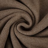 Katoenen Fleece Bruin Melange
