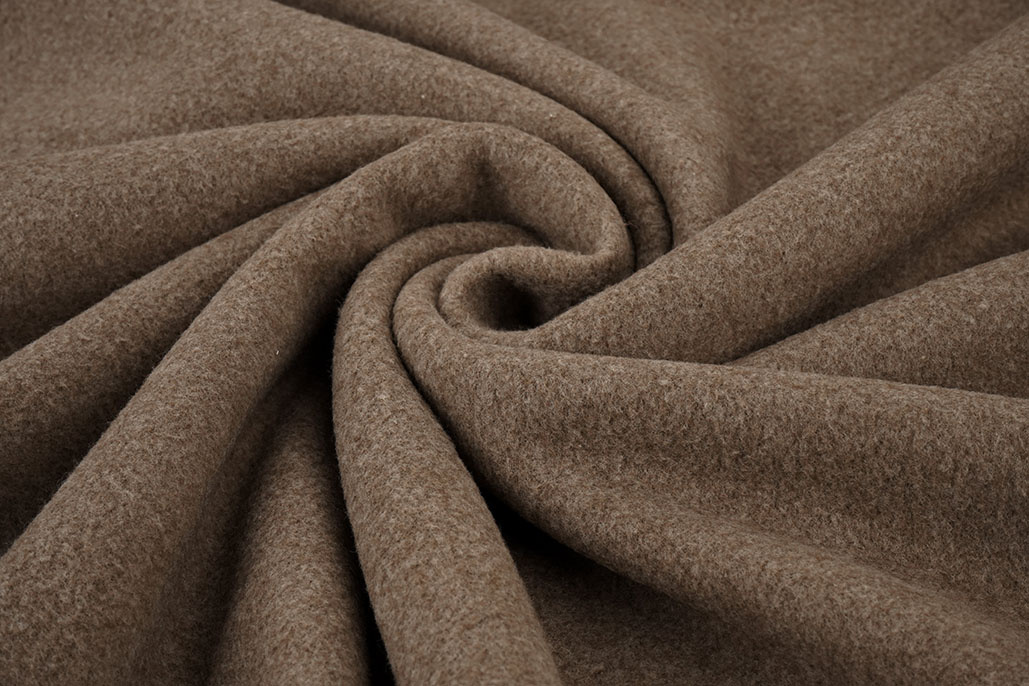 Cotton Fleece Brown Melange
