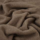 Katoenen Fleece Bruin Melange