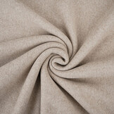 Katoenen Fleece Licht Taupe Melange