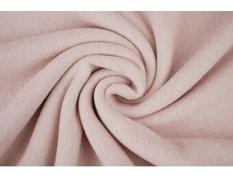 Katoenen Fleece Rose Melange