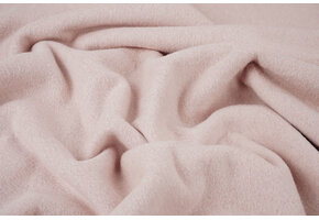 Baumwollfleece Rose Meliert