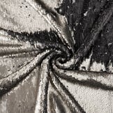 Reversible Sequins on Mesh on Mesh Matte Grey-Anthracite