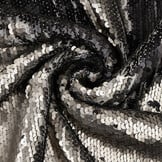 Reversible Sequins on Mesh on Mesh Matte Grey-Anthracite