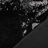 Reversible Sequin Fabric Black - Black