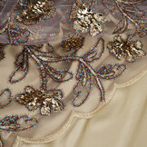 Mesh Embroidered Sequins Maharani Light Mauve