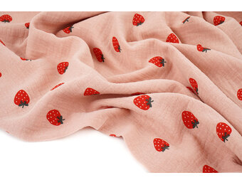 Hydrofiel Aardbei Oud Roze