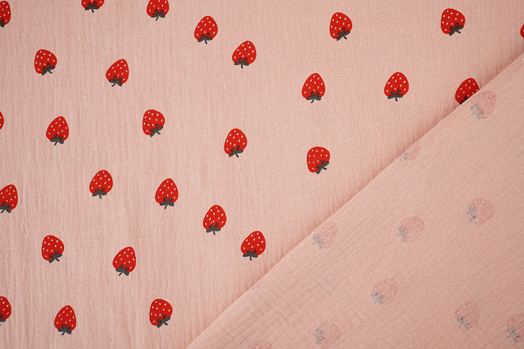 Hydrofiel Aardbei Oud Roze