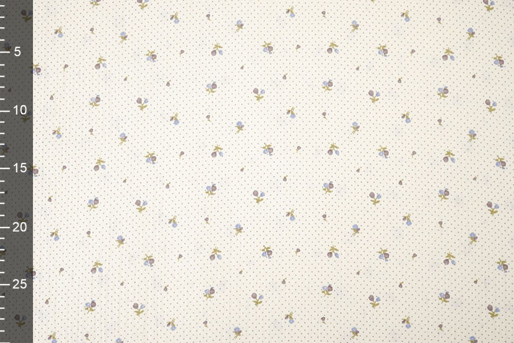 Double Gauze Tiny Flower Dots