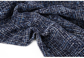 Bouclé Sjanelli Orlena Marine Blauw
