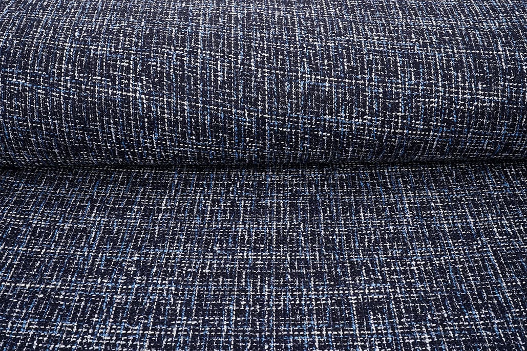 Bouclé Sjanelli Orlena Marine Blauw