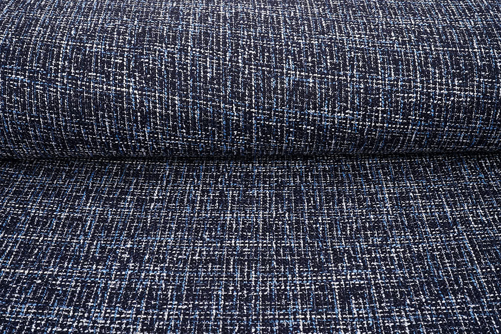 Bouclé Sjanelli Orlena Marineblau
