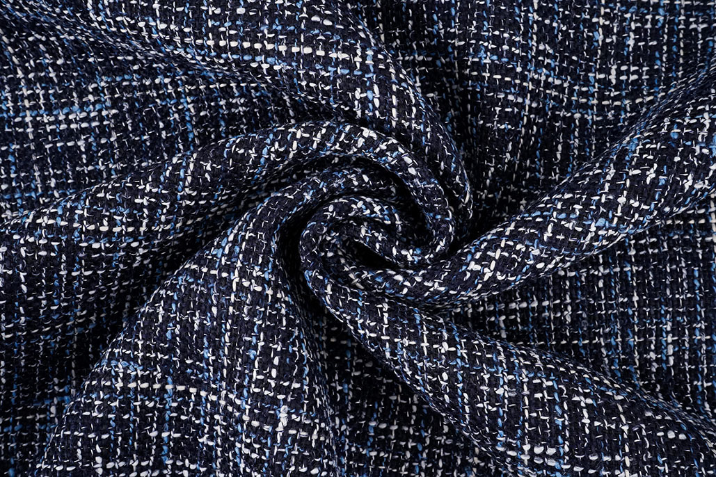 Bouclé Sjanelli Orlena Navy Blue
