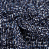 Bouclé Sjanelli Orlena Marine Blauw