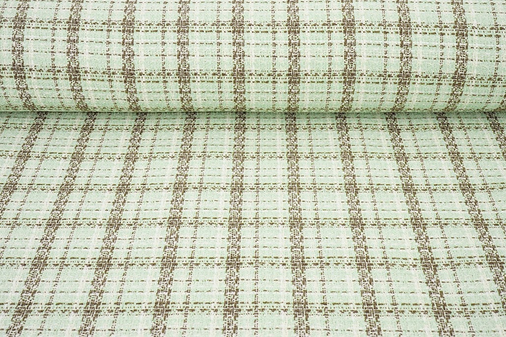 Bouclé Sjanelli Bellina Mint Groen