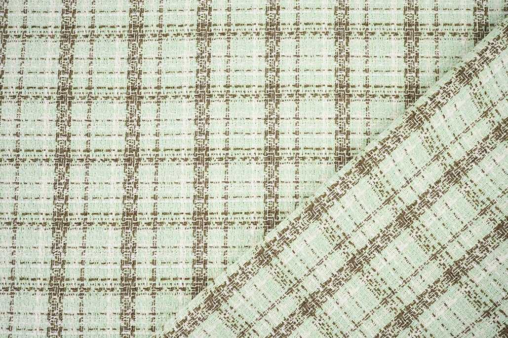 Bouclé Sjanelli Bellina Mint Groen