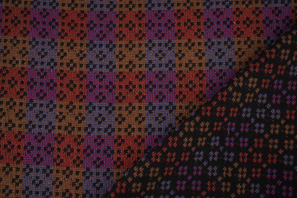 Woven Woolen Fabric Marenza Check -1-