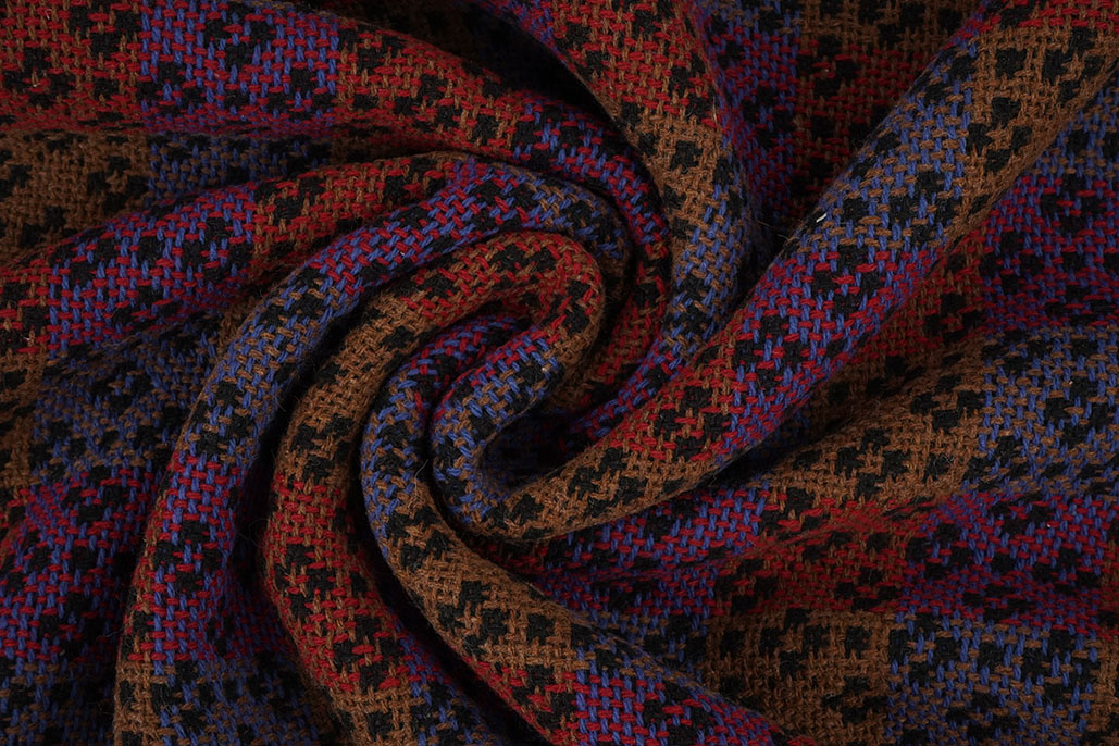 Woven Woolen Fabric Marenza Check -1-